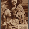 Publicity photograph of Lupe Vélez, holding three leopard cubs, as published in the Los Angeles Times, December 25, 1932