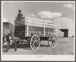 New wagon belonging the Cube Walker, FSA (Farm Security Administration) Black tenant purchase client. Belzoni, Mississippi Delta, Mississippi