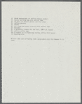 Memorandum regarding Joffrey Ballet items for Mercado auction