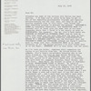 Letter from Mary Whitney to Robert Joffrey regarding Jiri Kylian