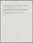 Memorandum regarding logistics of Joffrey Ballet's appearance in the Macy's Thanksgiving Day Parade