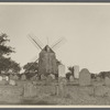 Gardiner's Mill. East side Main Street. Graveyard in foreground. East Hampton, East Hampton