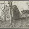 White farmhouse. NE corner Montauk Highway and Flying Point Road. Southampton, Southampton