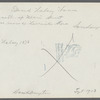 Edward Halsey house. West of Main Street, in rear of Herrick's Store. Southampton, Southampton