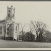 Presbyterian Church. SE corner Main Street and Meeting House Lane. Mrs. E.P. Herrick house, just south of church. Southampton, Southampton