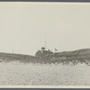 View of Mecox Life Saving Station and beach. West side foot of Ocean Road. Bridgehampton, Southampton