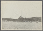 View of Mecox Life Saving Station and beach. West side foot of Ocean Road. Bridgehampton, Southampton