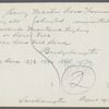Henry Martin Rose house. North side Montauk Highway, on Rose Hill, opp. Rose Hill Road. Bridgehampton, Southampton
