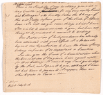 Letter to James Warren