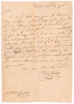 Letter from Benjamin Edes