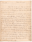 Letter from James Bowdoin