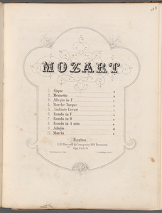Collection of piano music belonging to Walter and Edward MacDowell