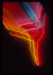 Neon graphics created for Joffrey Ballet marketing