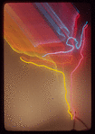 Neon graphics created for Joffrey Ballet marketing
