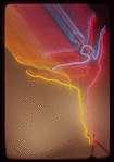 Neon graphics created for Joffrey Ballet marketing