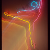 Neon graphics created for Joffrey Ballet marketing