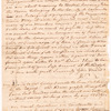 Letter from James Warren