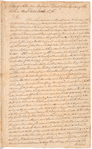 Letter from Benjamin Palmer to Sir William Howe