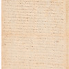 Letter from Benjamin Palmer to Sir William Howe