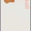 Blank Joffrey Ballet letterhead, with list of recordings of 20th [century] music (Ballet Rep.) on verso