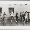 Mark Morris and dancers of the Joffrey Ballet in rehearsal for Morris's ballet Esteemed Guests