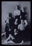 Original Joffrey Ballet company with Robert Joffrey; clockwise from top: Glen Tetley, Diane Consoer, Gerald Arpino, Brunilda Ruiz, Joffrey, John Wilson, and Beatrice Tompkins (in center)