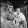 Claudia McNeil and Sidney Poitier in the stage production A Raisin in the Sun