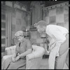 Claudia McNeil and Sidney Poitier in the stage production A Raisin in the Sun
