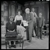 Claudia McNeil, Diana Sands, John Fiedler, Sidney Poitier and Glynn Turman in the stage production A Raisin in the Sun