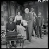 Claudia McNeil, Diana Sands, John Fiedler, Sidney Poitier and Glynn Turman in the stage production A Raisin in the Sun