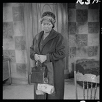 Claudia McNeil in the stage production A Raisin in the Sun