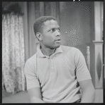 Sidney Poitier in the stage production A Raisin in the Sun