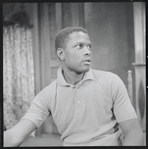 Sidney Poitier in the stage production A Raisin in the Sun