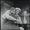 Sidney Poitier and Claudia McNeil in the stage production A Raisin in the Sun