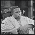 Sidney Poitier in the stage production A Raisin in the Sun