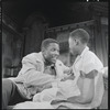 Sidney Poitier and Glynn Turman in the stage production A Raisin in the Sun