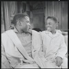 Sidney Poitier and Glynn Turman in the stage production A Raisin in the Sun