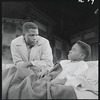 Sidney Poitier and Glynn Turman in the stage production A Raisin in the Sun