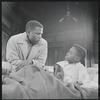 Sidney Poitier and Glynn Turman in the stage production A Raisin in the Sun