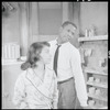 Ruby Dee and Sidney Poitier in the stage production A Raisin in the Sun