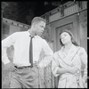 Sidney Poitier and Ruby Dee in the stage production A Raisin in the Sun