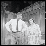 Sidney Poitier and Ruby Dee in the stage production A Raisin in the Sun
