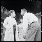 Diana Sands, Ruby Dee and Sidney Poitier in the stage production A Raisin in the Sun