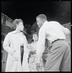 Diana Sands, Ruby Dee and Sidney Poitier in the stage production A Raisin in the Sun