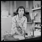 Ruby Dee in the stage production A Raisin in the Sun