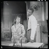 Ruby Dee and Sidney Poitier in the stage production A Raisin in the Sun