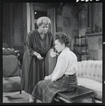 Claudia McNeil and Diana Sands in the stage production A Raisin in the Sun