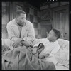 Sidney Poitier and Glynn Turman in the stage production A Raisin in the Sun