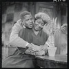 Sidney Poitier and Claudia McNeil in the stage production A Raisin in the Sun