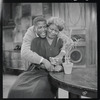 Sidney Poitier and Claudia McNeil in the stage production A Raisin in the Sun